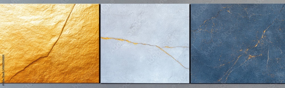 Obraz premium Elegant gray marble texture background light gray color digital art modern design close-up perspective