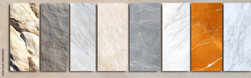 Fototapeta premium Elegant light gray marble texture with veins modern interior high resolution contemporary setting