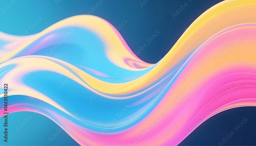 Fototapeta premium Vibrant Fluid Gradient Background