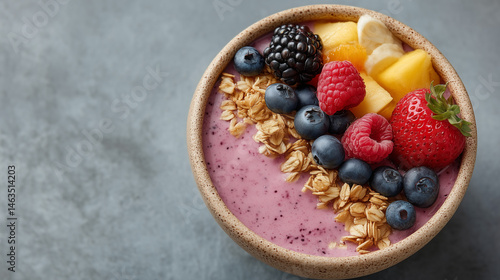 Vibrant Smoothie Bowl: An e...