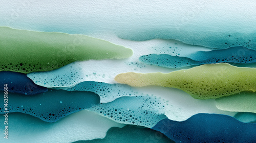 Abstract Ocean Landscape: A...