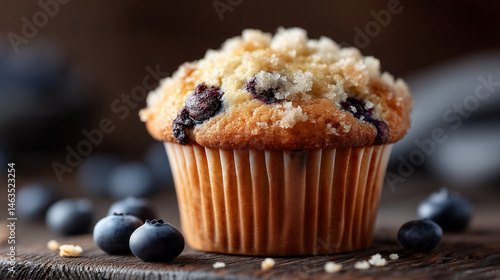 Blueberry Crumble Muffin: A...