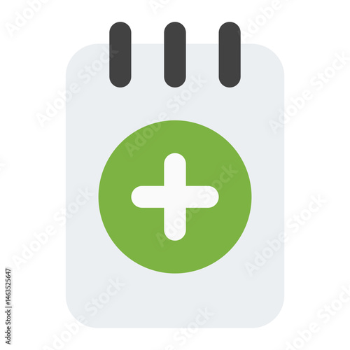 Simple medical-related icon for healthcare apps, clinics, appointment scheduling, health tracking, medical services, and patient management.