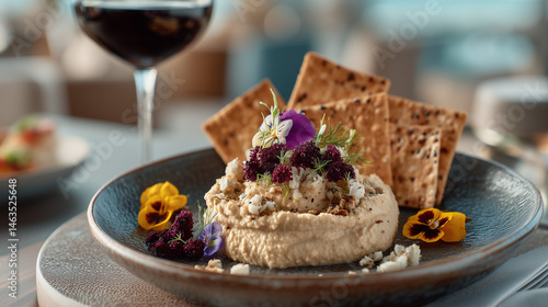 Gourmet Hummus Platter: A m...