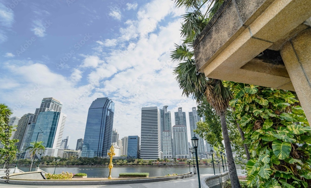 Benjakitti park in Bangkok