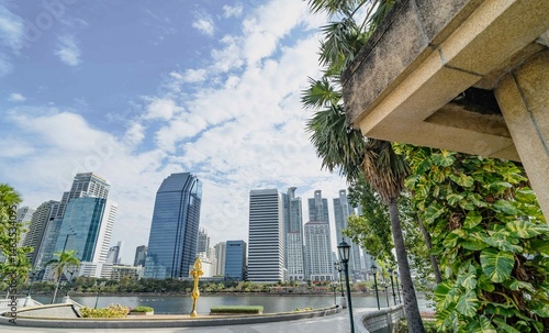 Obraz na płótnie Benjakitti park in Bangkok w salonie