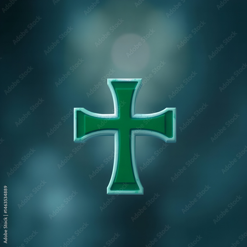 Fototapeta premium cross in the night