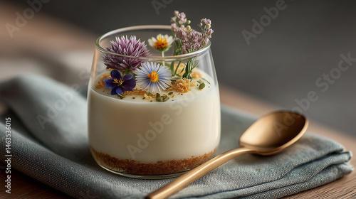 Floral Dessert Delight: A c...
