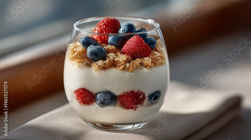 Berry Yogurt Parfait: A tem...