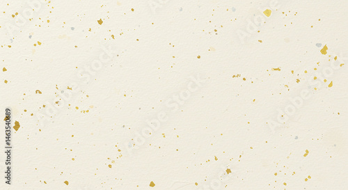 金銀砂子と和紙風テクスチャの上品な和風背景・高解像度・ミニマルデザイン