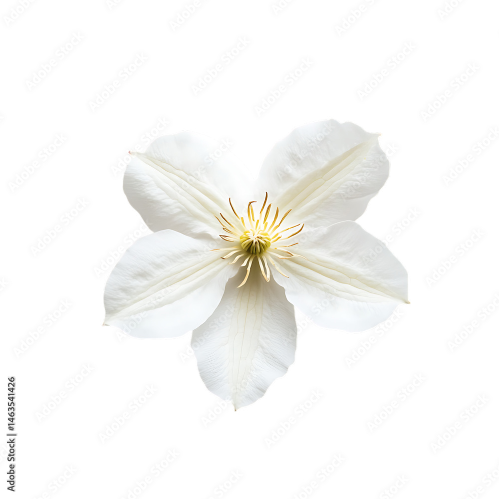Fototapeta premium Clematis flower png