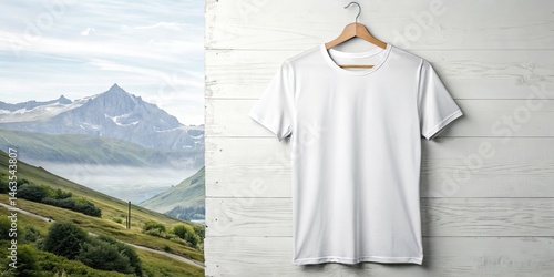 Blank White T-Shirt Mockup ...