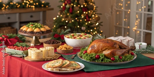 Christmas Feast Roasted Tur...
