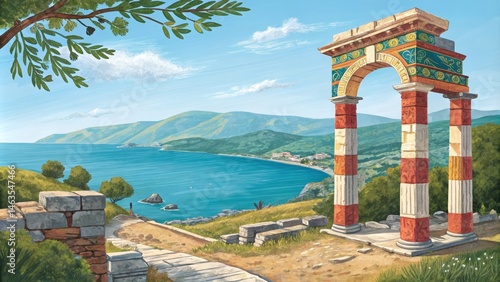 Coastal Archway Digital Pai...