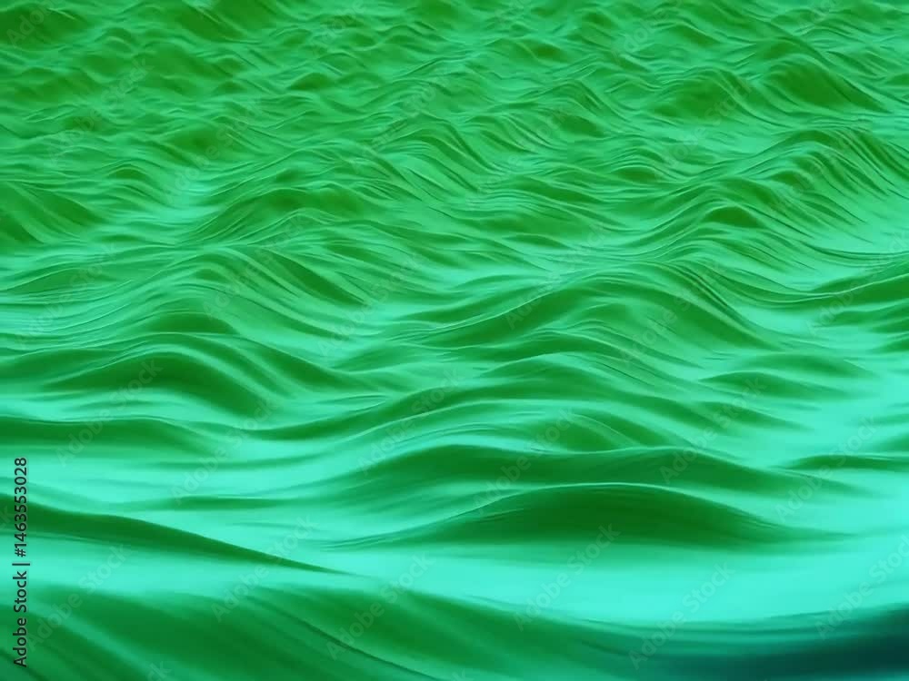 abstract green background with waves