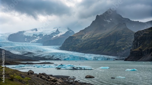 Glacial Lake Landscape Mood...