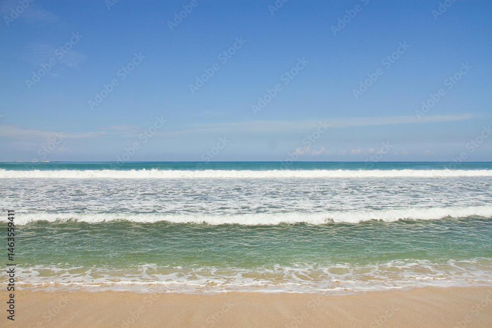 waves and sand at kuta beach bali waves and sand at kuta beach bali