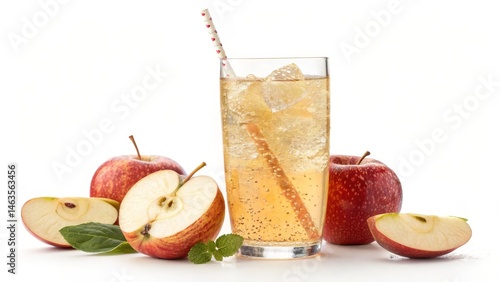 Iced Apple Cider with Apple...