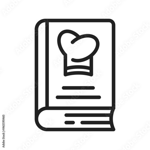 Cookbook icon vector image. Suitable for mobile apps, web apps and print media.