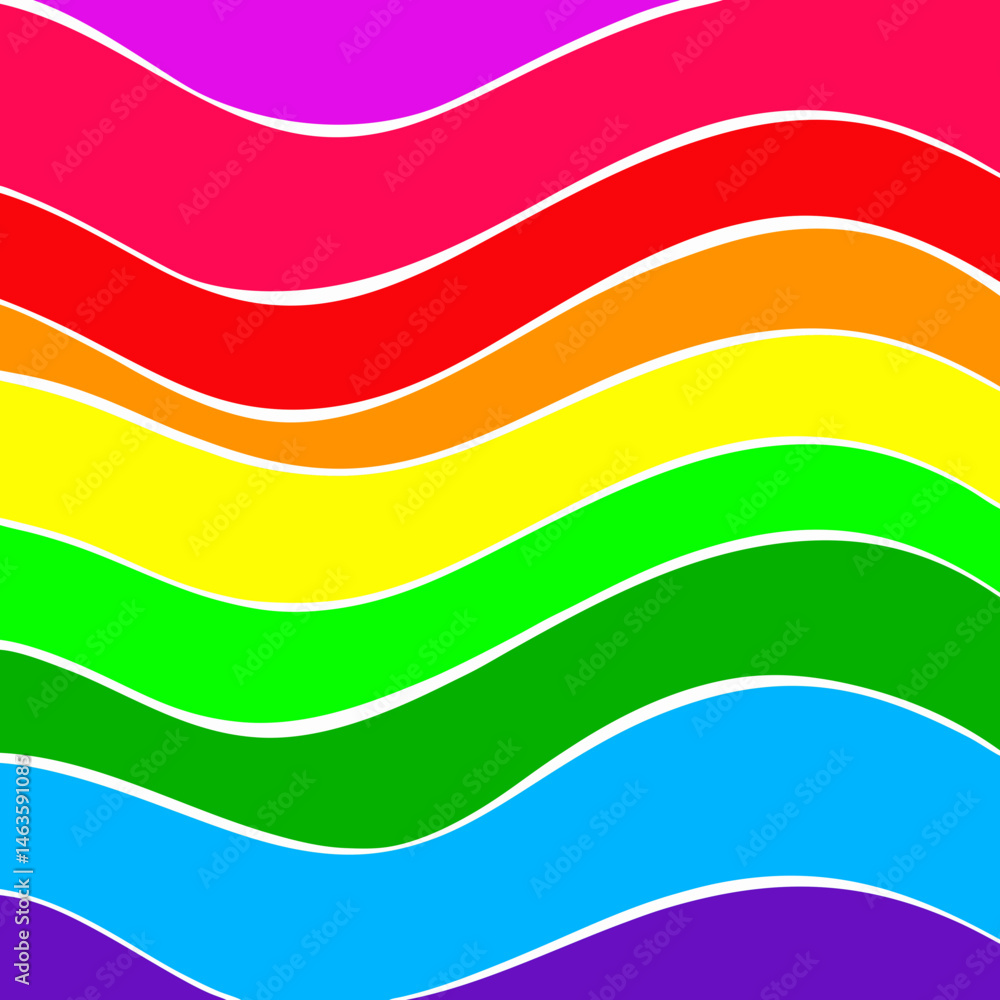 Vibrant rainbow wave background colorful design bright hues dynamic curves joyful pattern bold Vibrant rainbow wave background colorful design bright hues dynamic curves joyful pattern bold