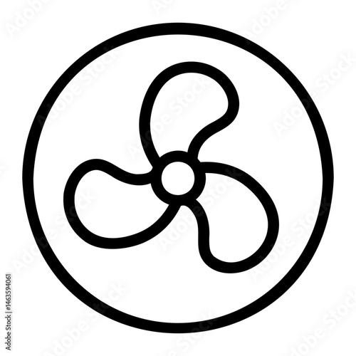 fan line icon