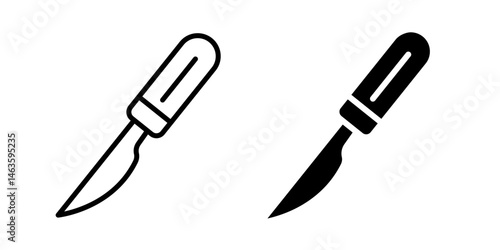 Scalpel icon sign symbol design.