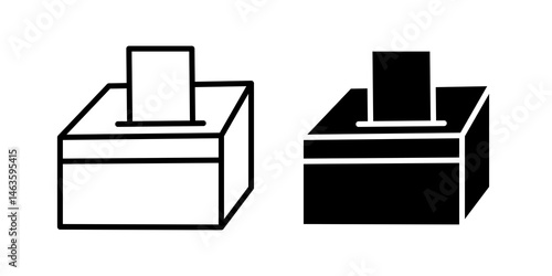 Complaint box icon sign symbol design.