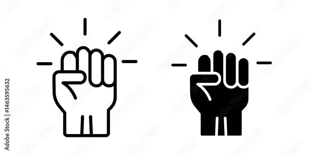 Obraz premium Will power icon sign symbol design.
