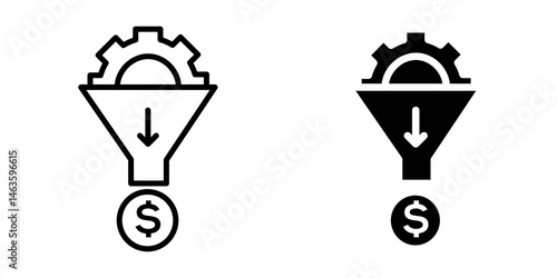 Lead generation icon sign symbol design.