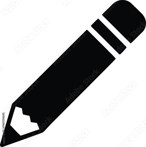Pencil icon vector illustration, flat design best vector icon concept.