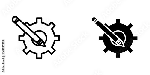 Customization icon sign symbol design.