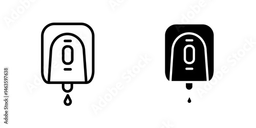 Electrical soap box icon sign symbol design.