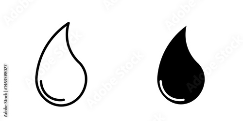 Blood drops icon sign symbol design.