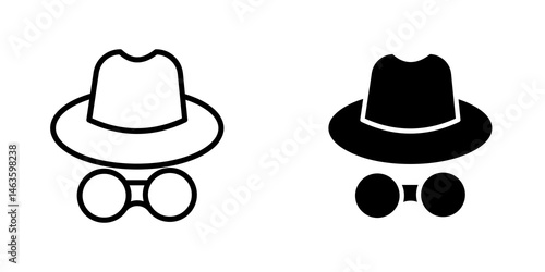 Spy icon sign symbol design.
