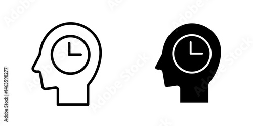 Patience icon sign symbol design.