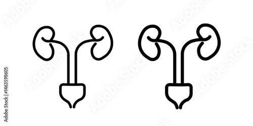 Urology icon sign symbol design.