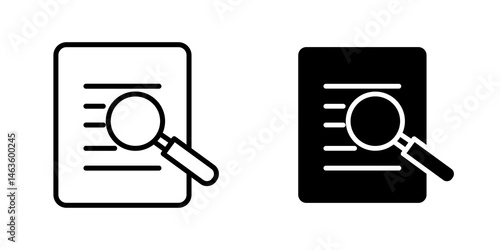 Risk analysis icon sign symbol design.