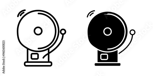 Bell school icon sign symbol design.