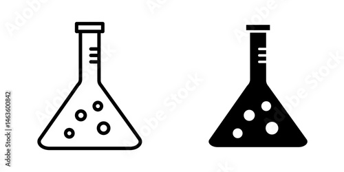 Beaker icon sign symbol design.
