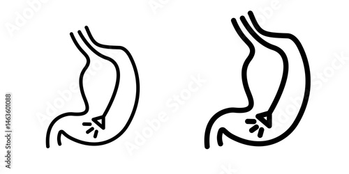 Endoscopy icon sign symbol design.