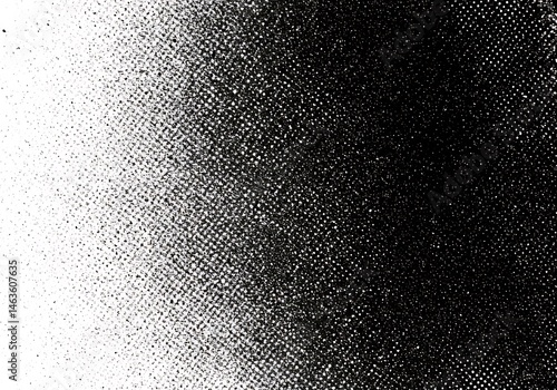 白から黒へグラデーションスプレー質感背景
