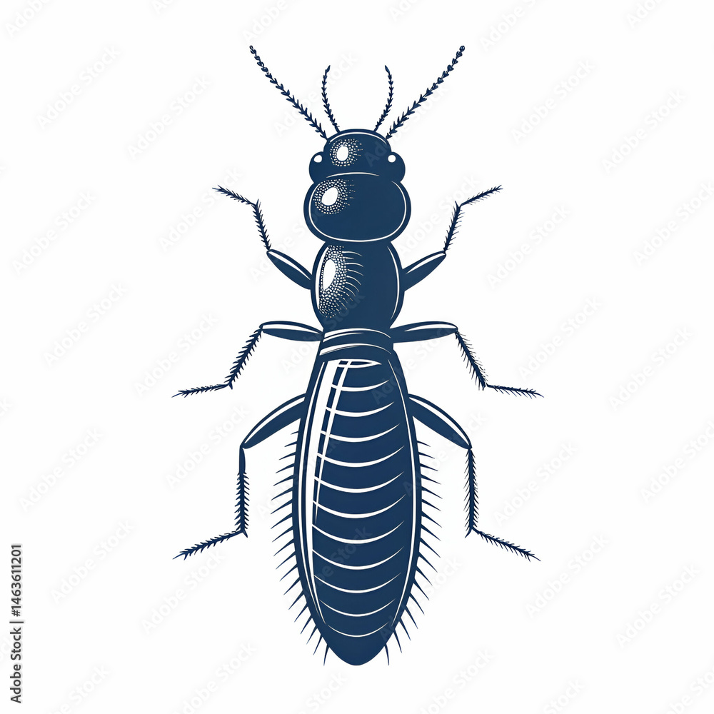 black beetle isolated on white background black beetle isolated on white background