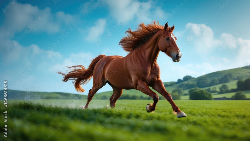 Speeding Horse Speeding Horse