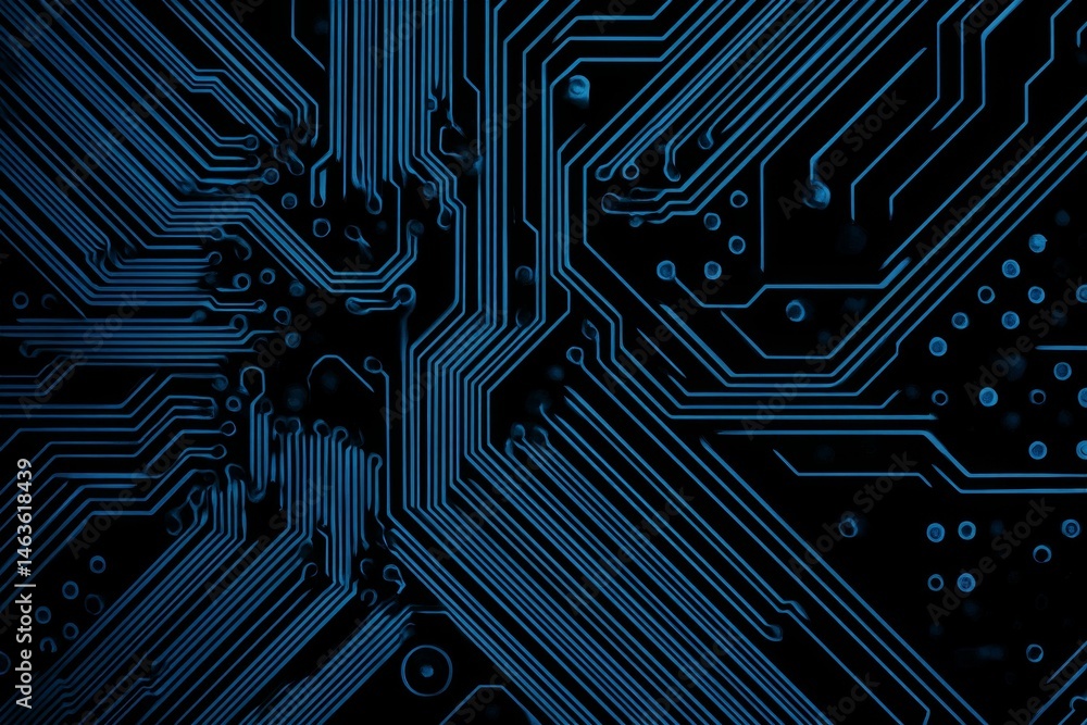 Close-up Circuit Board Technology Detail Close-up Circuit Board Technology Detail