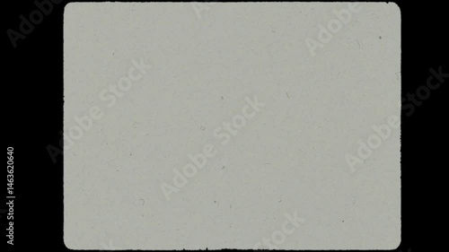 Old 35mm Film Grain Vintage Overscan Frame Matte Seamless 4K Video Background Overlay Effect Loop