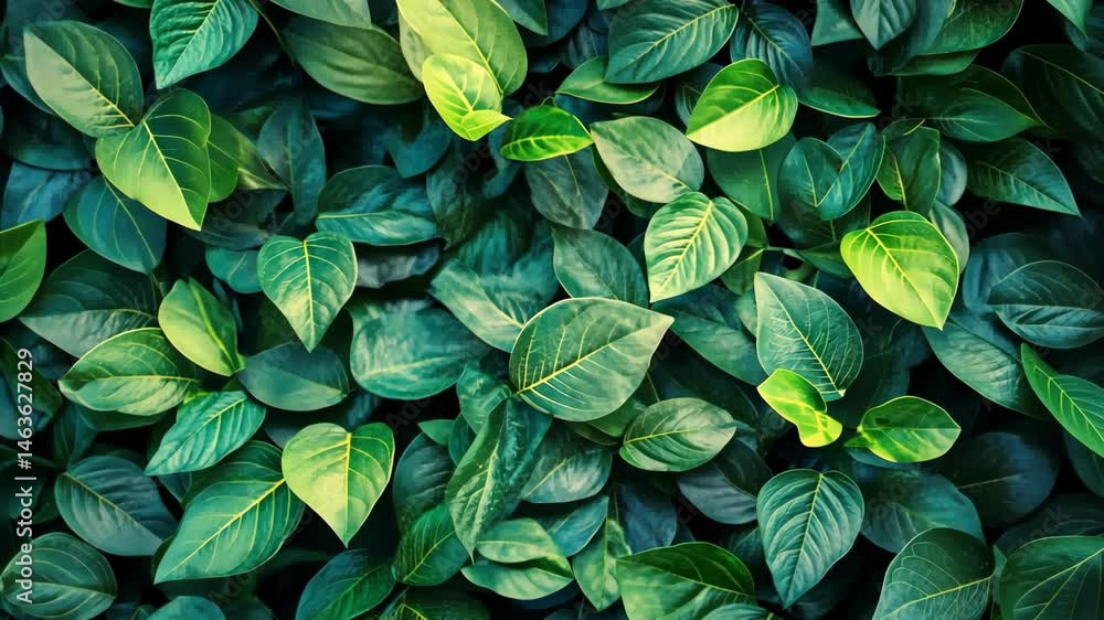 Lush, vibrant green foliage fills the frame, showcasing a dense array of leaves with varying shades of green Lush, vibrant green foliage fills the frame, showcasing a dense array of leaves with varying shades of green