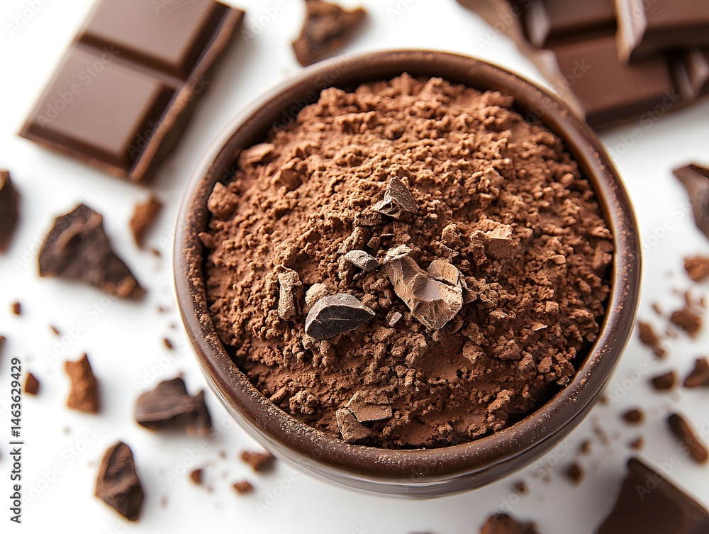 cup of coffee with chocolate