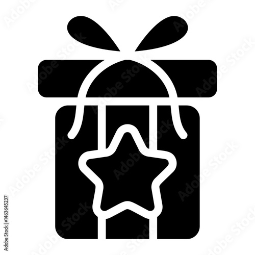 Exclusive customer gift Solid Icon