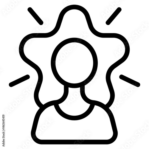 Exclusive customer Line Icon