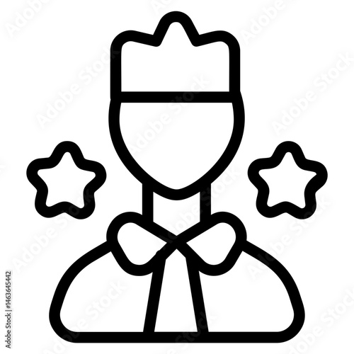 Exclusive customer Line Icon